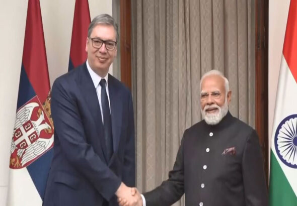 Modi and Serbian Prez