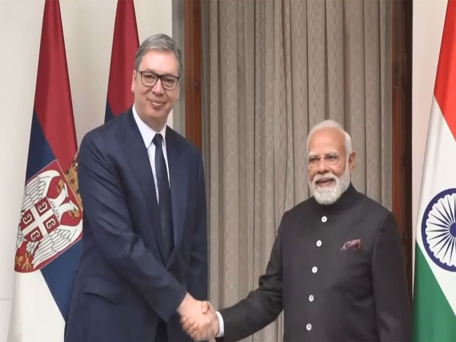 Modi and Serbian Prez