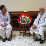 Bhajan Lal and PM Modi